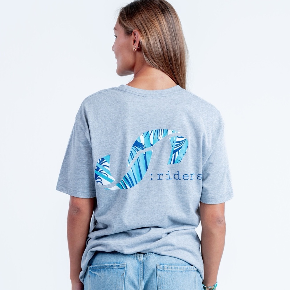 NWT Soflo Riders T-Shirt Palm Back logo Limited Edition